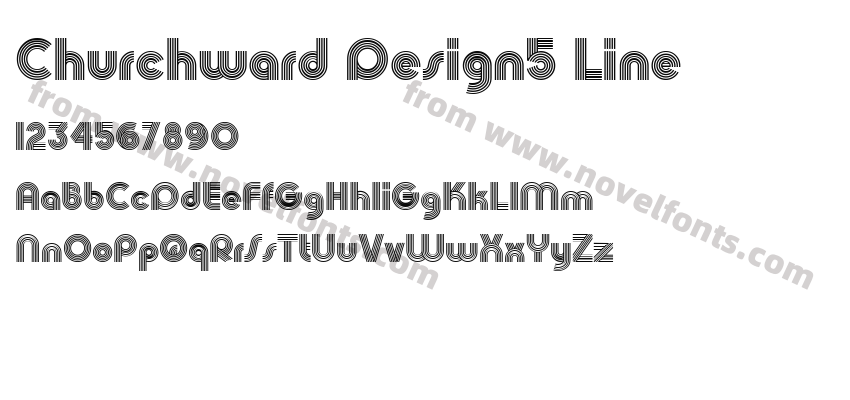 Churchward Design5 LinePreview