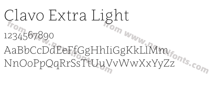 Clavo Extra LightPreview