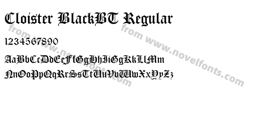 Cloister BlackBT RegularPreview