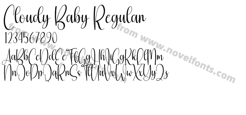 Cloudy Baby RegularPreview