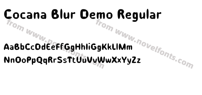 Cocana Blur Demo RegularPreview