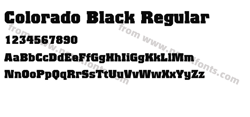 Colorado Black RegularPreview