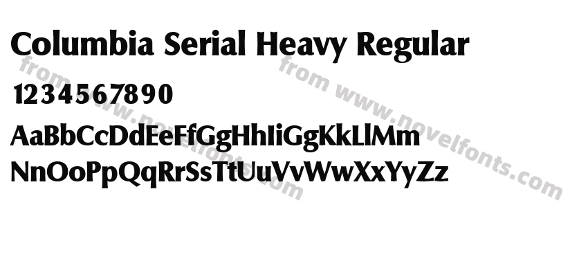 Columbia Serial Heavy RegularPreview