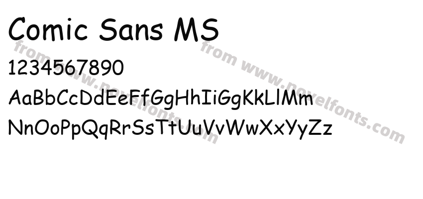 Comic Sans MSPreview