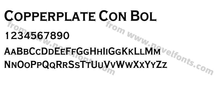 Copperplate Con BolPreview