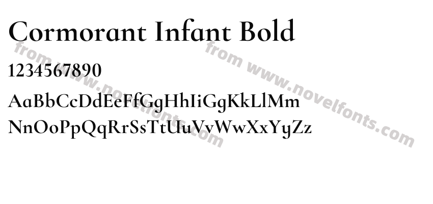 Cormorant Infant BoldPreview