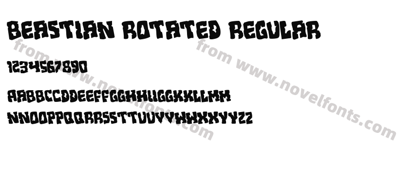 Beastian Rotated RegularPreview