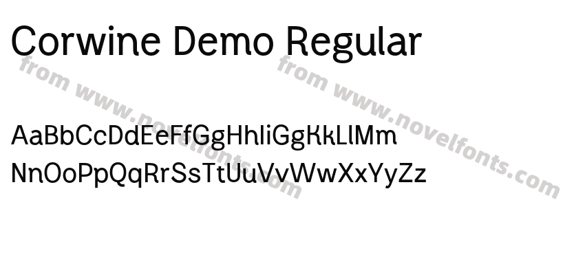 Corwine Demo RegularPreview