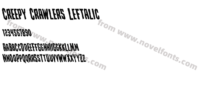 Creepy Crawlers LeftalicPreview