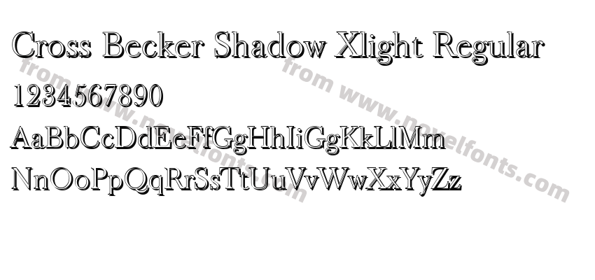 Cross Becker Shadow Xlight RegularPreview