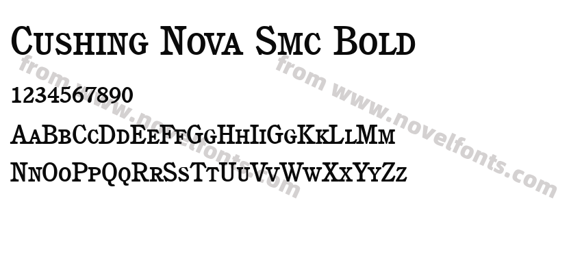 Cushing Nova Smc BoldPreview