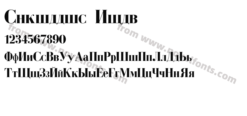 Cyrillic BoldPreview