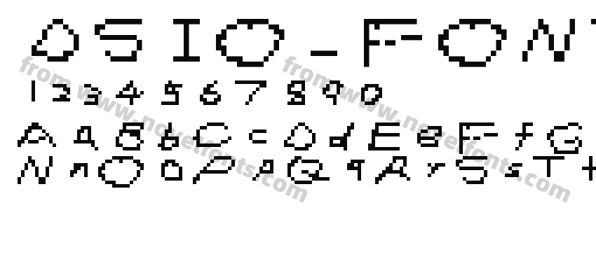 DSIO_FONT RegularPreview