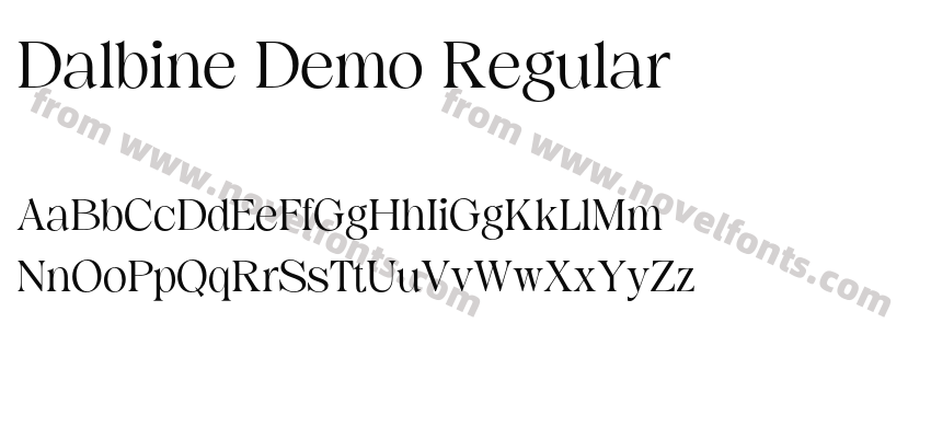 Dalbine Demo RegularPreview