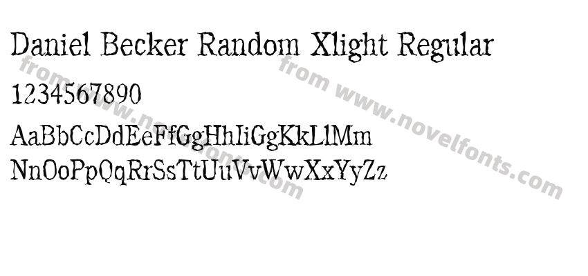 Daniel Becker Random Xlight RegularPreview