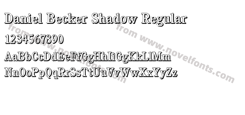 Daniel Becker Shadow RegularPreview