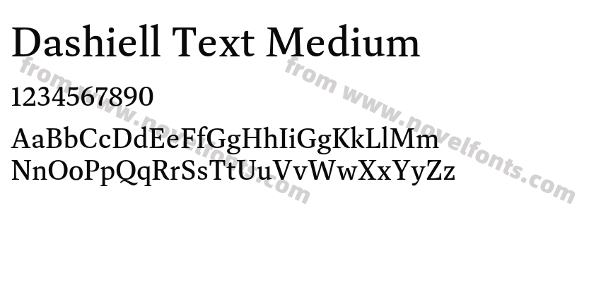 Dashiell Text MediumPreview