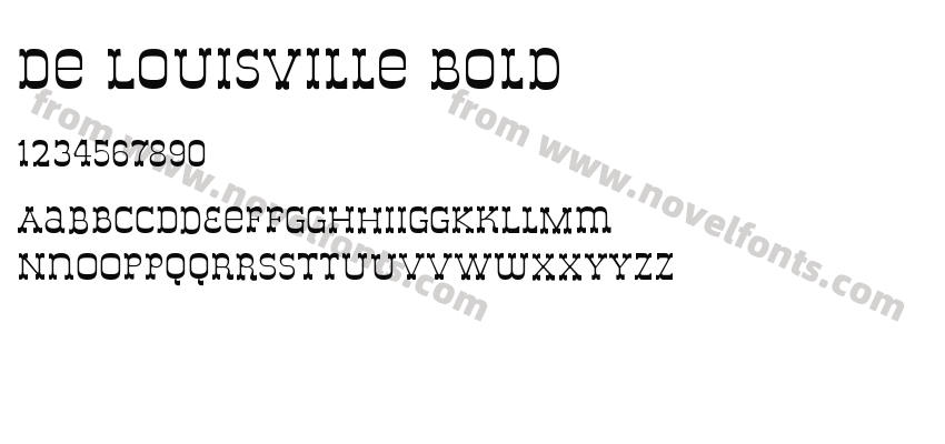 De Louisville BoldPreview