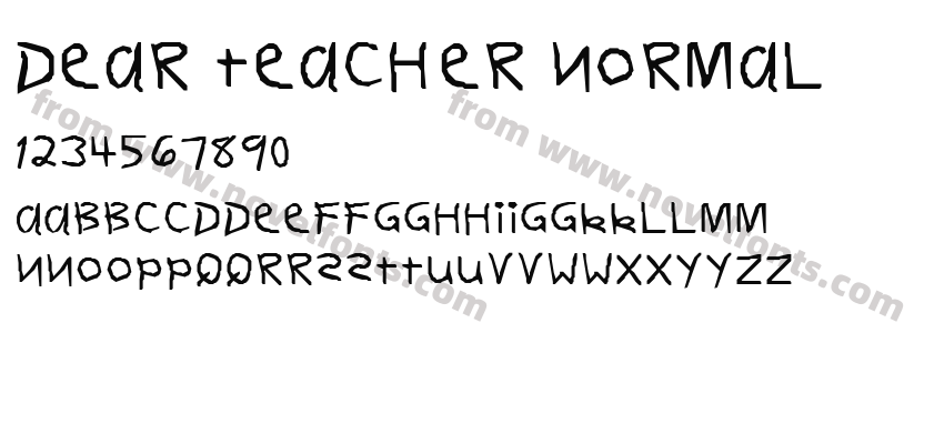 Dear Teacher NormalPreview