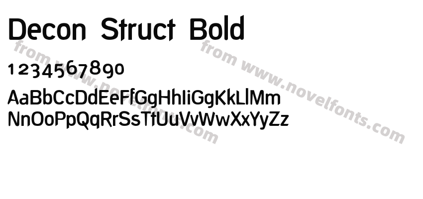 Decon Struct BoldPreview