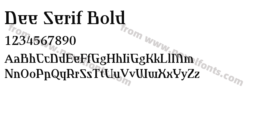 Dee Serif BoldPreview