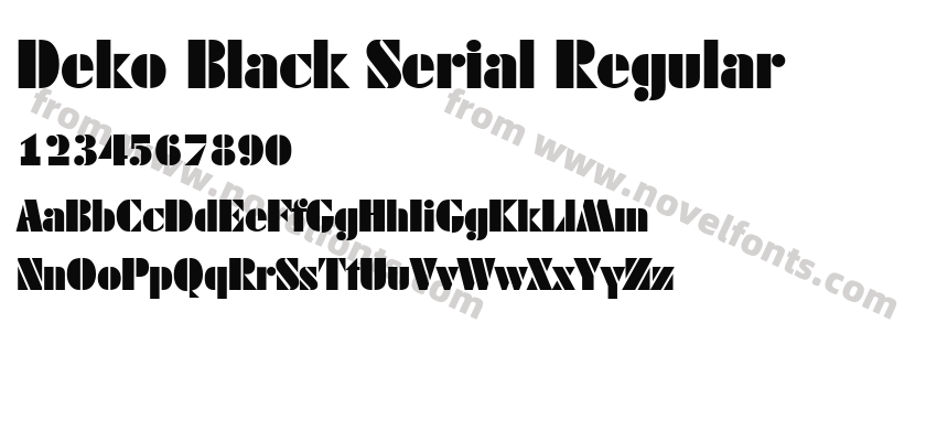 Deko Black Serial RegularPreview