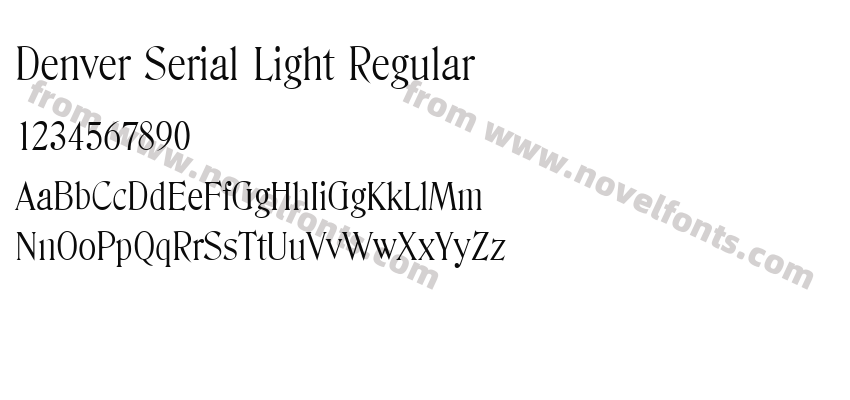 Denver Serial Light RegularPreview