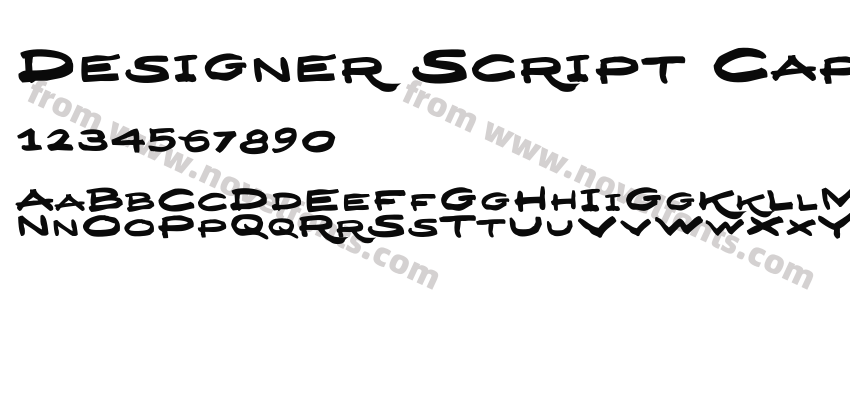 Designer Script Caps PDFPreview