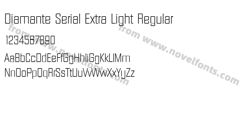 Diamante Serial Extra Light RegularPreview