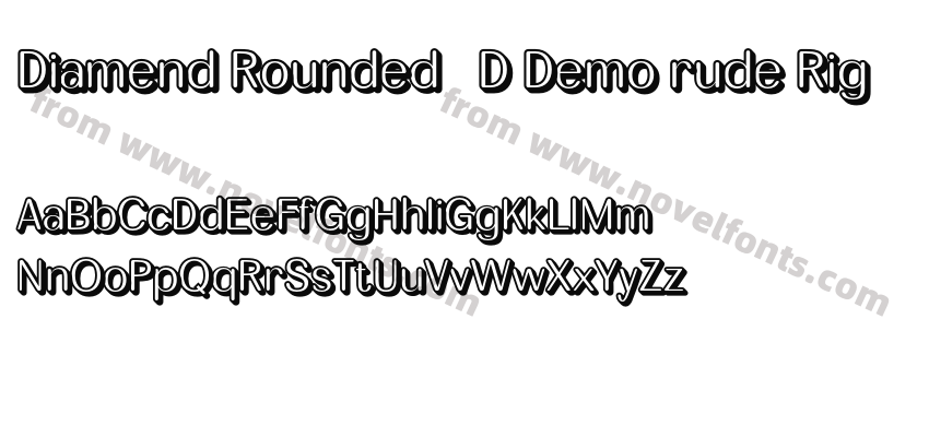 Diamend Rounded 3D Demo rude RigPreview