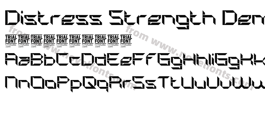 Distress Strength Demo BoldPreview