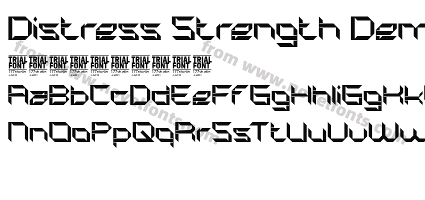 Distress Strength Demo BoldPreview