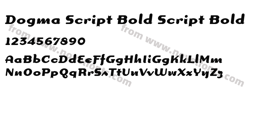 Dogma Script Bold Script BoldPreview