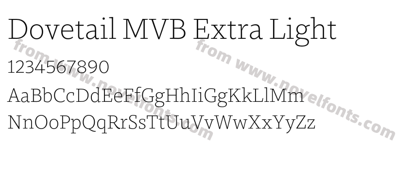 Dovetail MVB Extra LightPreview