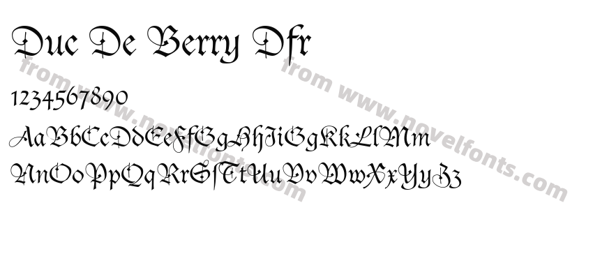 Duc De Berry DfrPreview