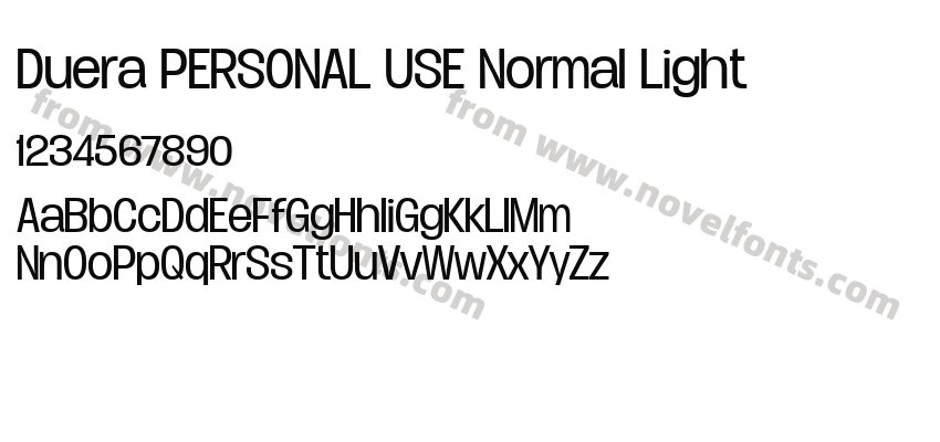 Duera PERSONAL USE Normal LightPreview