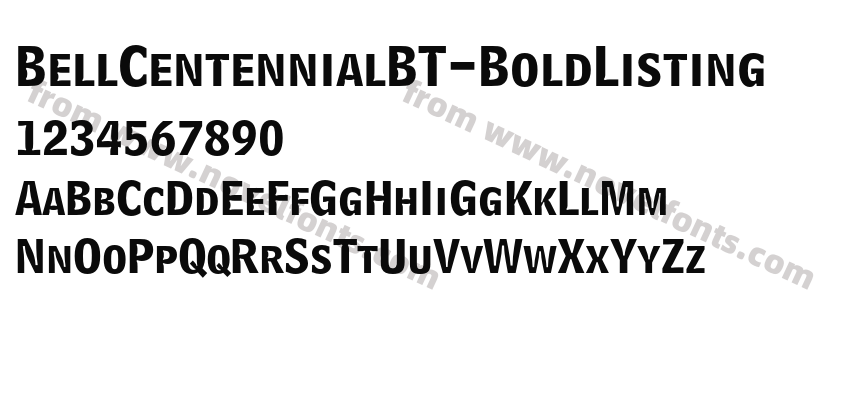 BellCentennialBT-BoldListingPreview