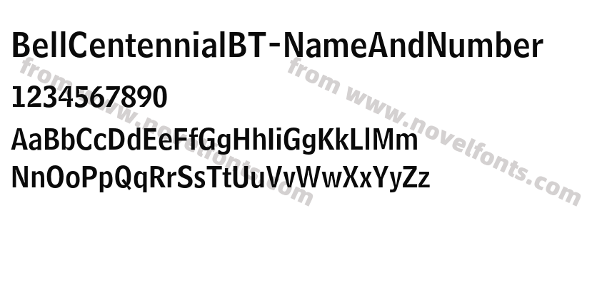 BellCentennialBT-NameAndNumberPreview