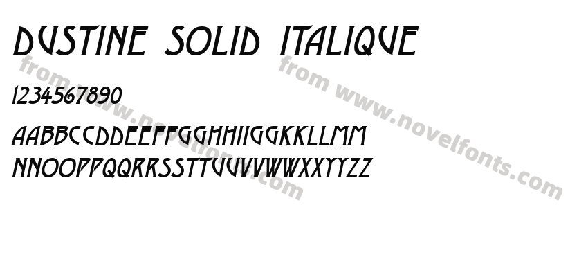 Dustine Solid ItaliquePreview