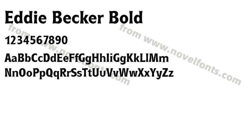 Eddie Becker BoldPreview