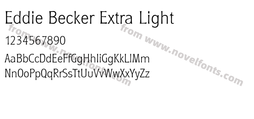 Eddie Becker Extra LightPreview