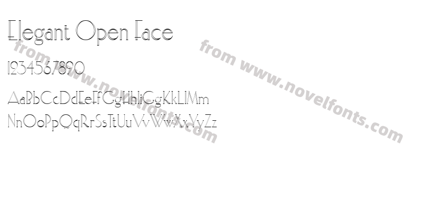 Elegant Open FacePreview