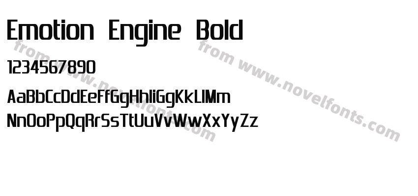 Emotion Engine BoldPreview