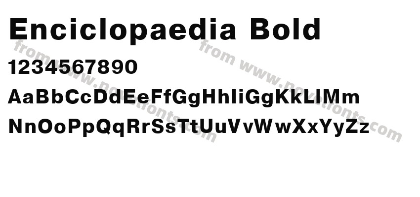 Enciclopaedia BoldPreview