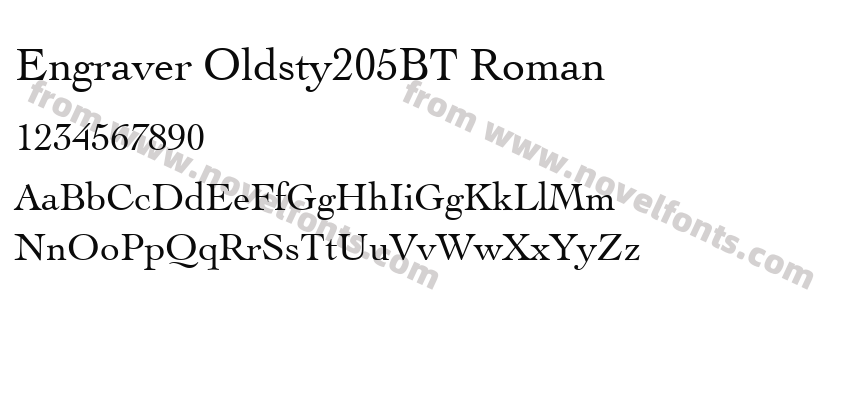 EngraverOldsty205BT-RomanPreview