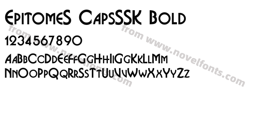 EpitomeS CapsSSK BoldPreview