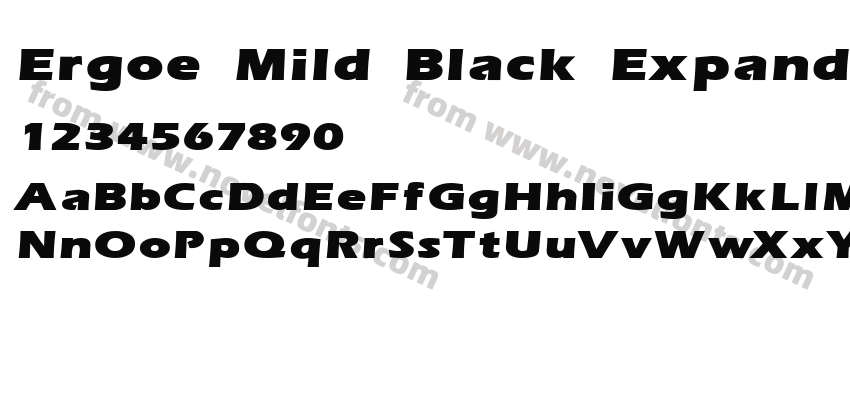 Ergoe Mild Black Expanded RegularPreview