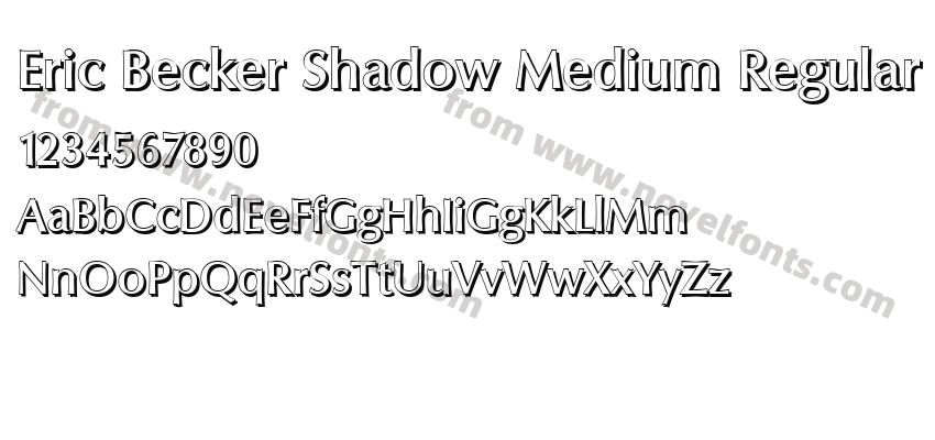 Eric Becker Shadow Medium RegularPreview