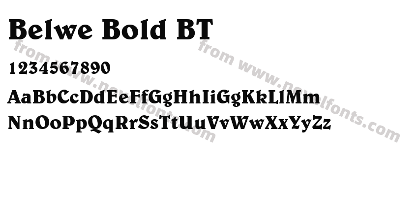 Belwe Bold BTPreview