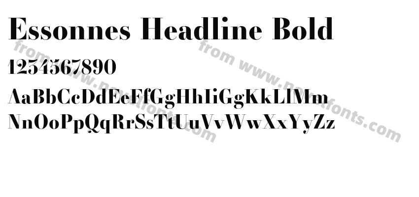 Essonnes Headline BoldPreview